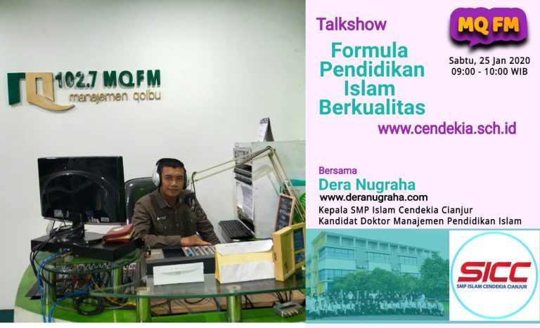 Talkshow MQ FM : Formula Pendidikan Islam Berkualitas